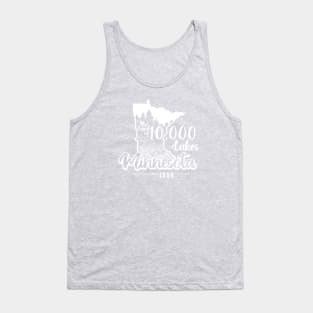 Minnesota The Land of 10,000 Lakes Tank Top